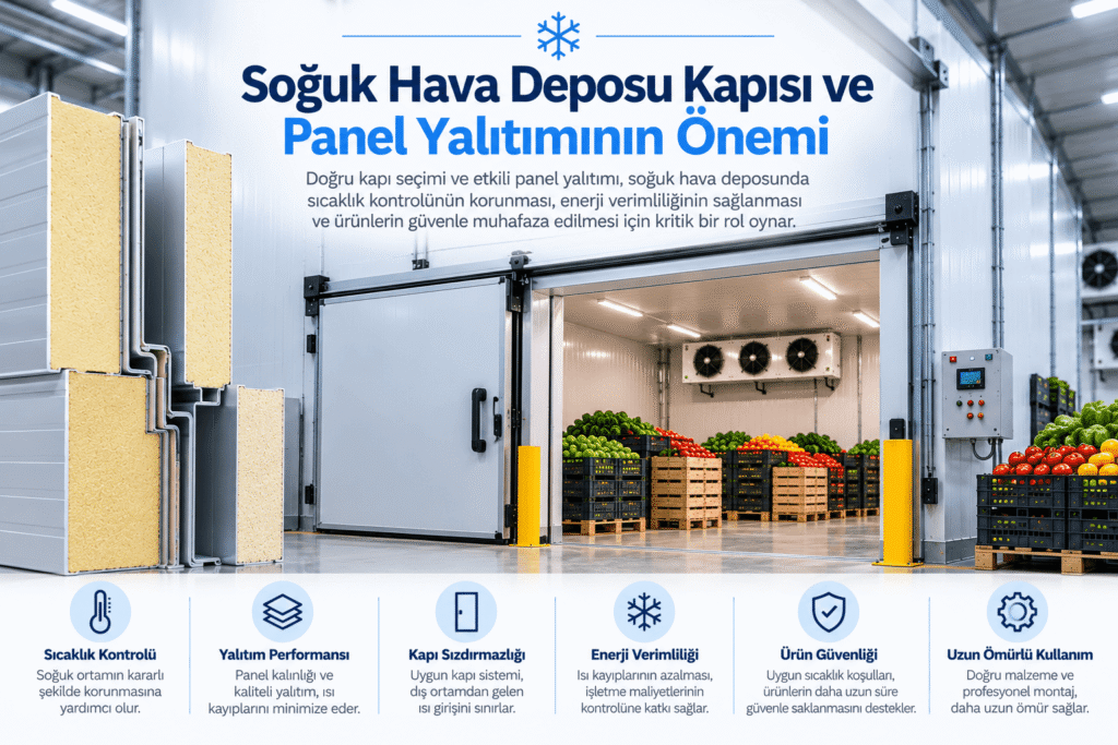 Soğuk Hava Deposu Kapısı ve Panel Yalıtımı