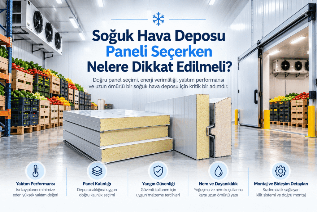 Soğuk Hava Deposu Paneli Seçerken Nelere Dikkat Edilmeli?