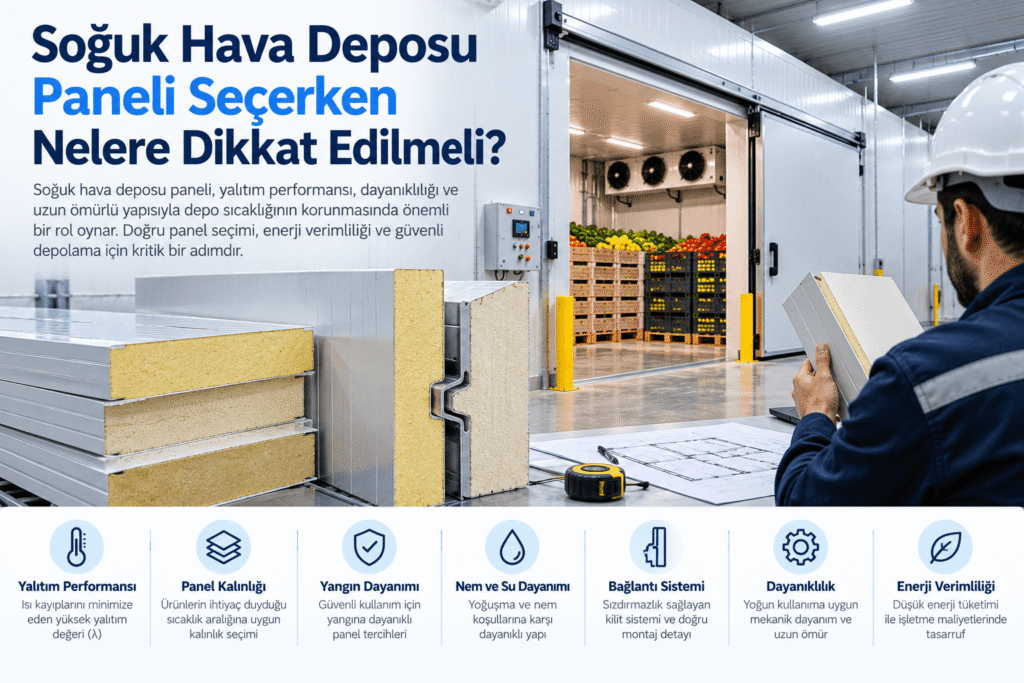 Soğuk Hava Deposu Paneli Seçerken Nelere Dikkat Edilmeli